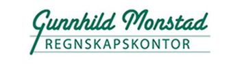 Logo, Gunnhild Monstad Regnskapskontor